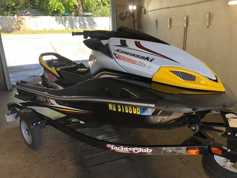 White jet ski / PWC — exterior after detailing