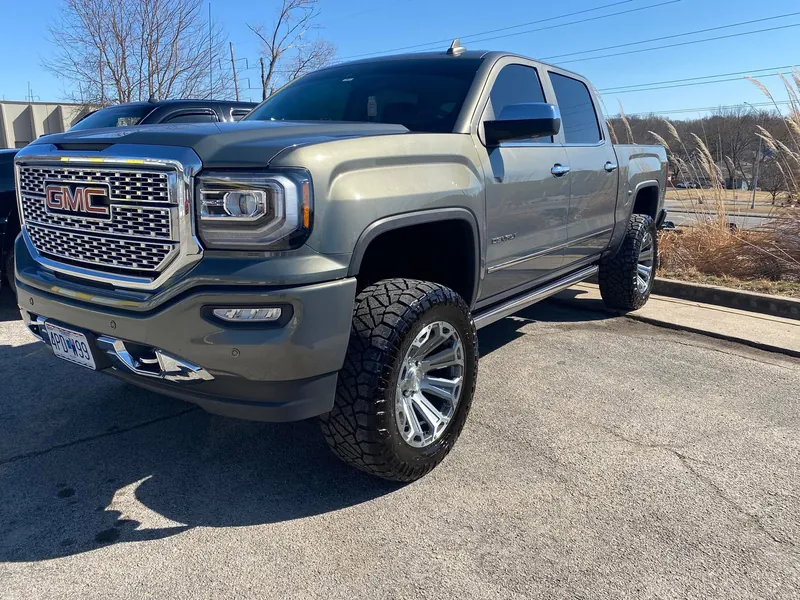 Grey pickup truck — exterior after detailing