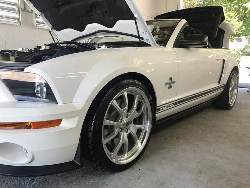 White coupe — exterior after detailing