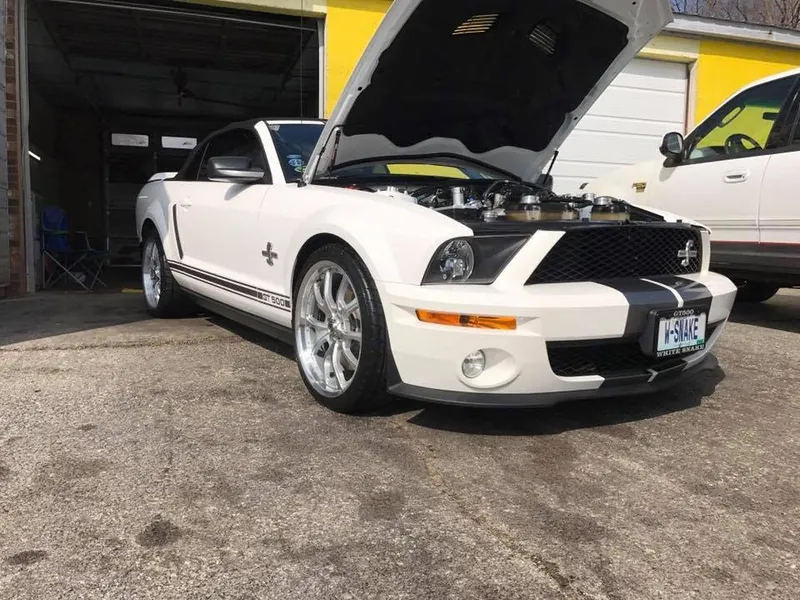 White coupe — exterior after detailing