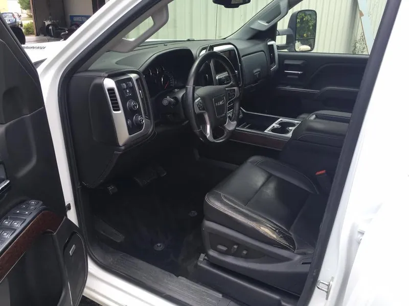 Black truck (dash detail) — interior detail