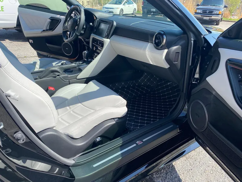 Grey car — interior detail