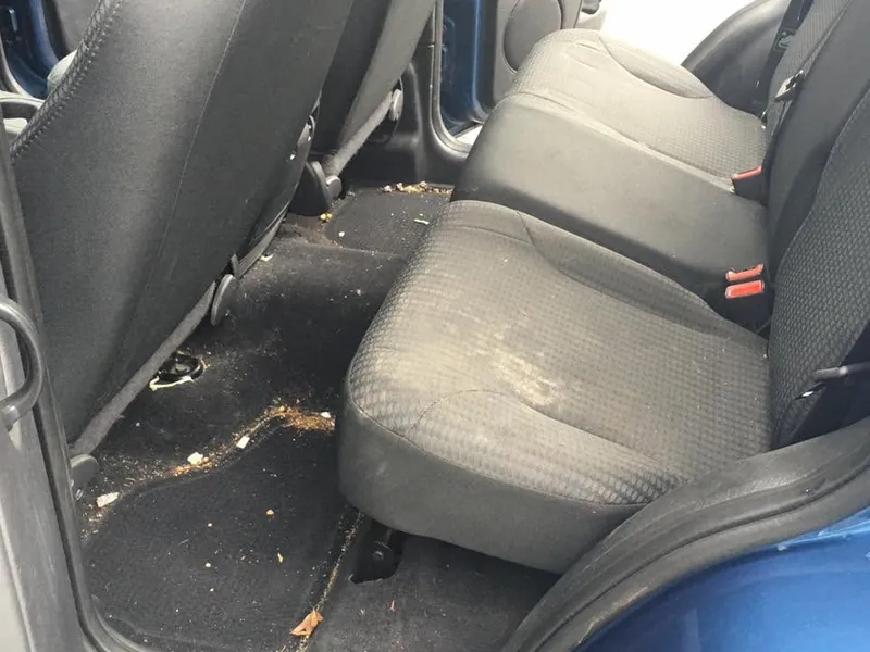 Grey SUV — interior detail