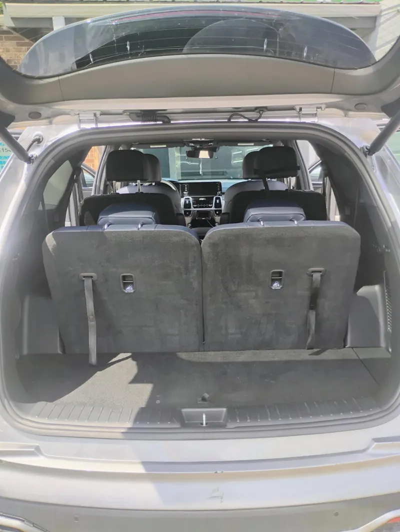 Grey SUV — interior detail