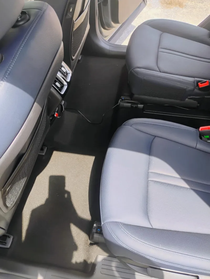 Grey SUV — interior detail