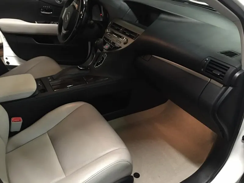 Tan car — interior detail
